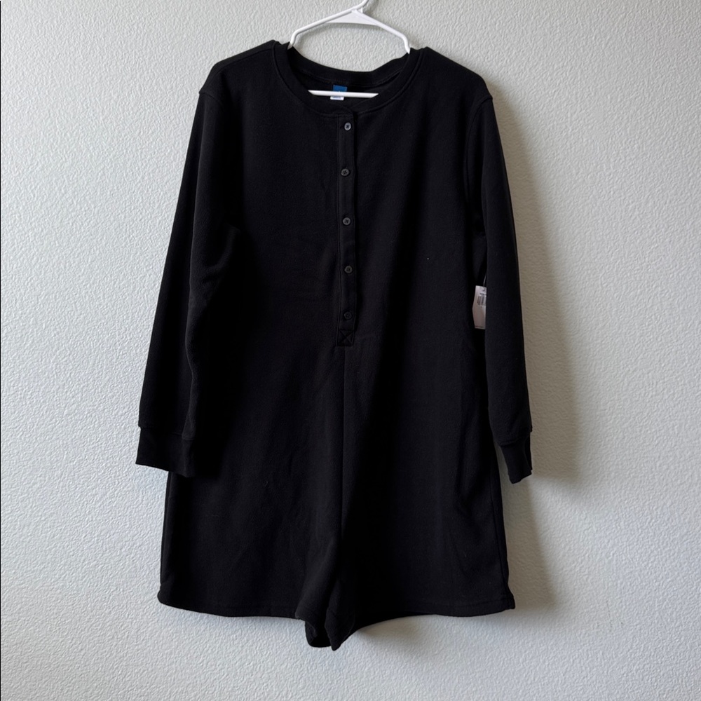 Old Navy Black Women's Pajama Romper